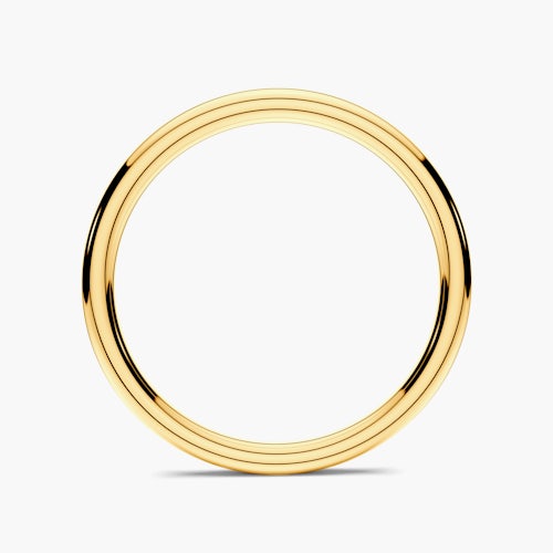 Obrączka partnerska Sign of Love®: złota, okrągła, 1,7mm